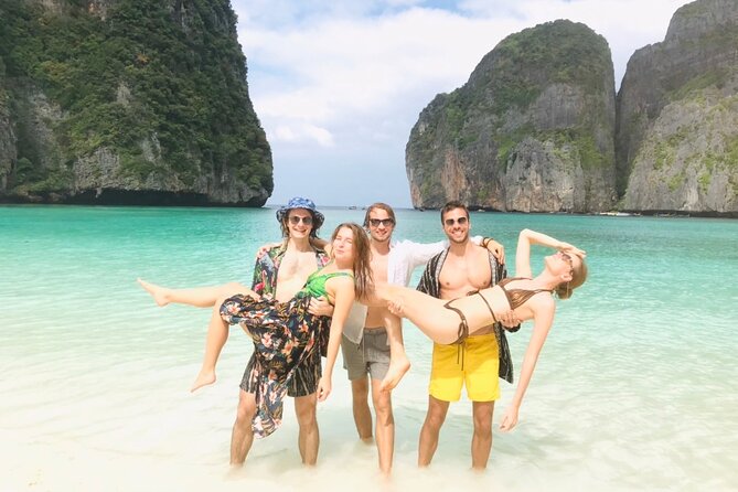 All-in Phi Phi, Maiton, MayaBay, Khai, Bamboo islands Tour - Maya Bay: Cliffs, Small Beaches, and Photo Angles