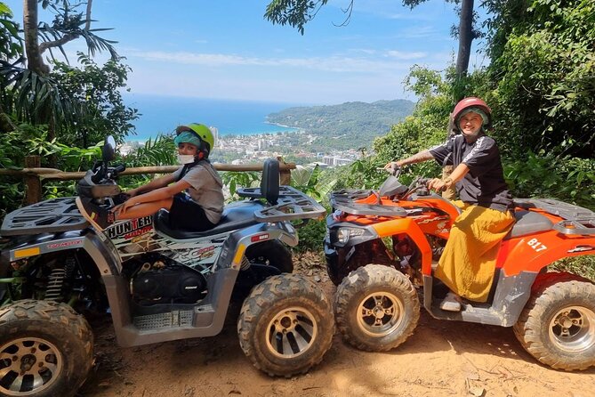 ATV Big Buddha Phuket Viewpoint - The jungle ride: sea-and-jungle views, plus mud, dust, and animals