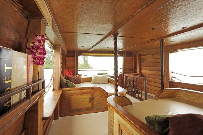 - Comfortable boat for cruising in Phang Nga Bay - The "Must-Do"! - Getting From Phuket: The 10:00 Start and the First Food Win