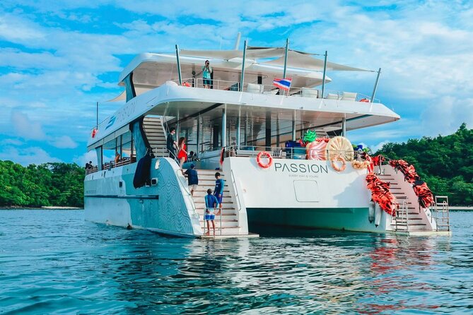 Coral and Racha Islands Luxury Catamaran Experience - Hype Boat Club time: the social stop with music energy