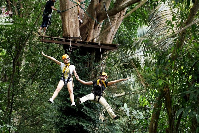 Hanuman World Phuket: Zipline & Canopy Thrills - Roller zip line and the adrenaline factor: what it means in real life