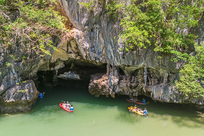 James Bond Island by Speedboat and Canoe at Hong Island - Koh Panyi sea gypsy village: lunch + local shopping time