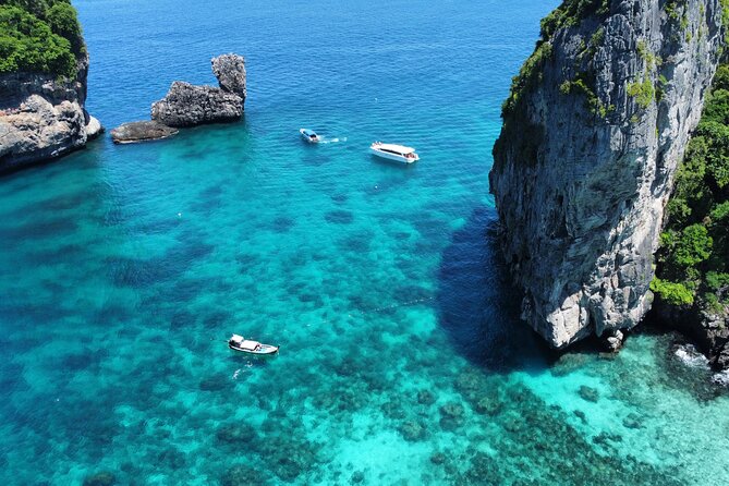 One Day Phi Phi, Maya And Khai Islands Adventure - Monkey Beach: views and a quick animal encounter