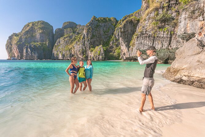 Phi Phi & Bamboo Island Full Day Tour by Premium Speed-Catamaran - Pileh Lagoon: Swimming and jump-in fun with a clock on it