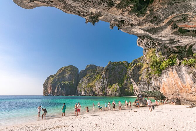 Phi Phi & Bamboo Island Full Day Tour by Premium Speed-Catamaran - Viking Cave and Monkey Beach: Photo stops from the boat
