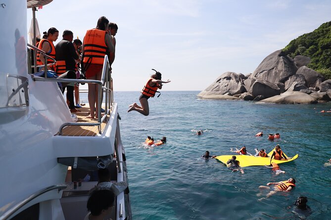 Phi Phi Island & Maiton Island Full Day Tour with Luxury Yacht - Phi Phi Don lunch onboard The Ocean King