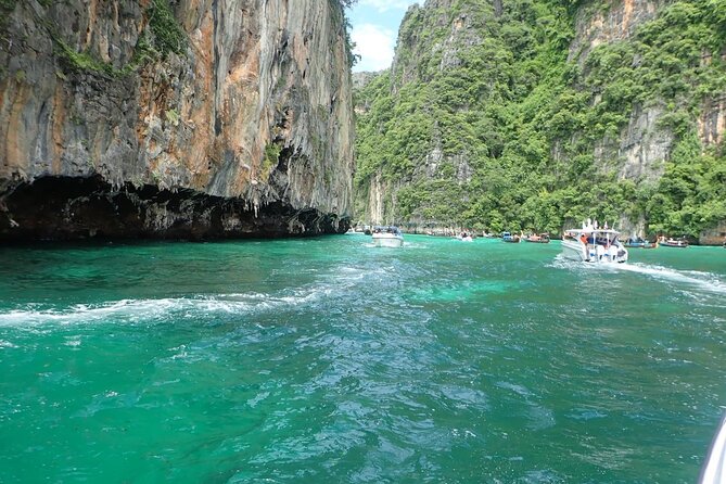 Phi Phi Island Viking Cave Monkey Beach Khai Island Tour from Phuket - Viking Cave: photo stop only, because the inside is closed