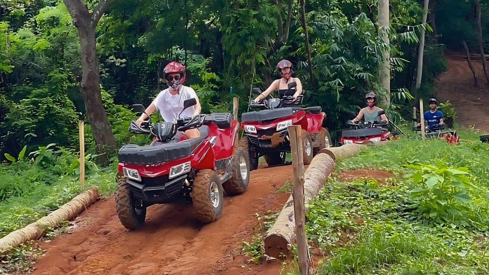 Phuket: ATV Ride with Secret Sea Viewpoints and Swing - The sea-view stop: photos, the swing, and bamboo coffee
