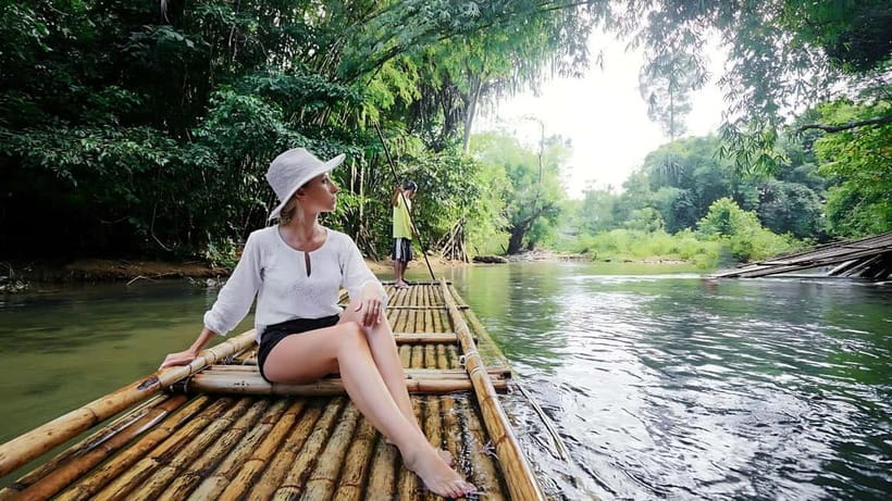 Phuket: Bamboo Rafting & ATV Ride (Optional) - Bamboo rafting in Khao Lak: smooth, guided, and surprisingly peaceful