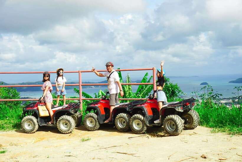 Phuket: Big Buddha Viewpoint ATV Tour and Zipline Adventure - Check-in at Phuket Paradise Trip: gear up and get the rules