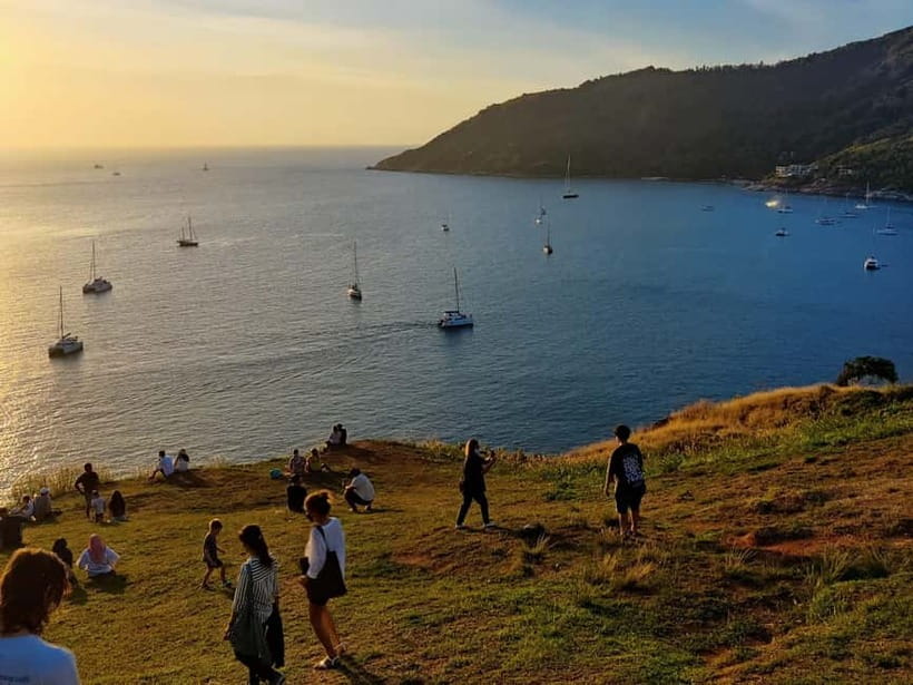 Phuket City Tour with Night Market Visit & Elephant Feeding - Khao Rang Hill Observation Deck: Mountain Views and Monkey Energy