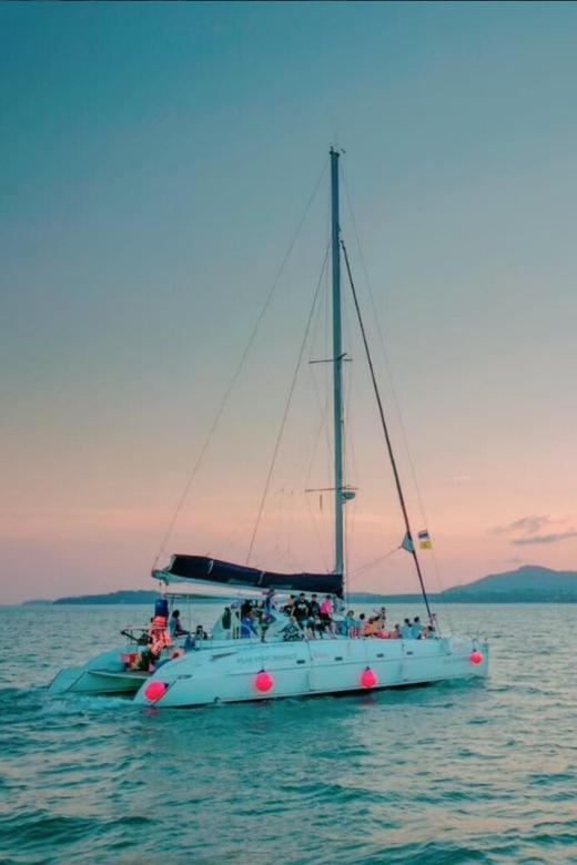 Phuket: Coral Island Catamaran Cruise with Sunset Dinner - Promthep Cape sunset dinner: what’s included and what makes it feel special