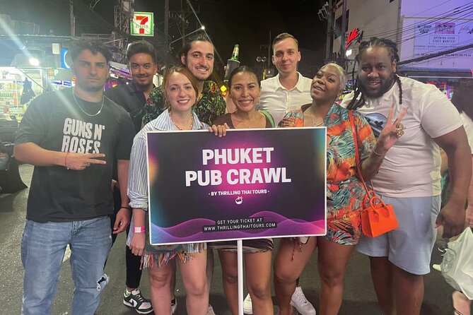 Phuket Guided Pub Crawl - The Night’s Flow: Meeting at Heroes Bar and Then Rolling