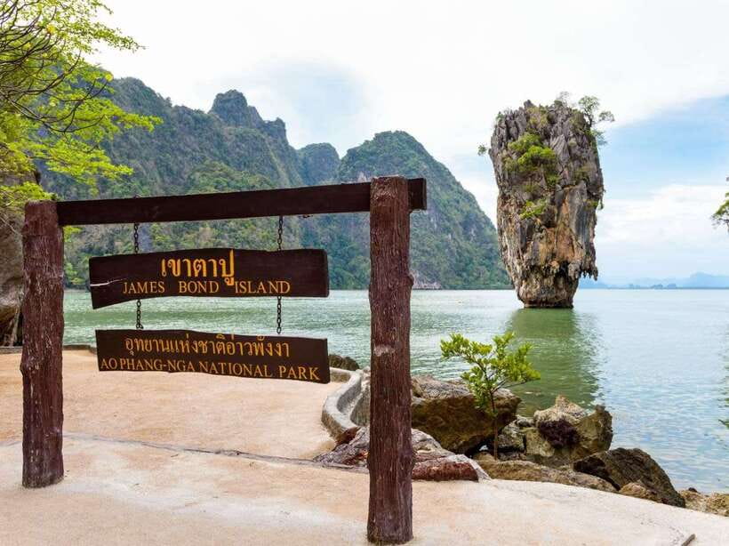 Phuket: James Bond Island by Longtail Boat Small Group Tour - Talu Cave area canoe time: calm paddling and cave formations