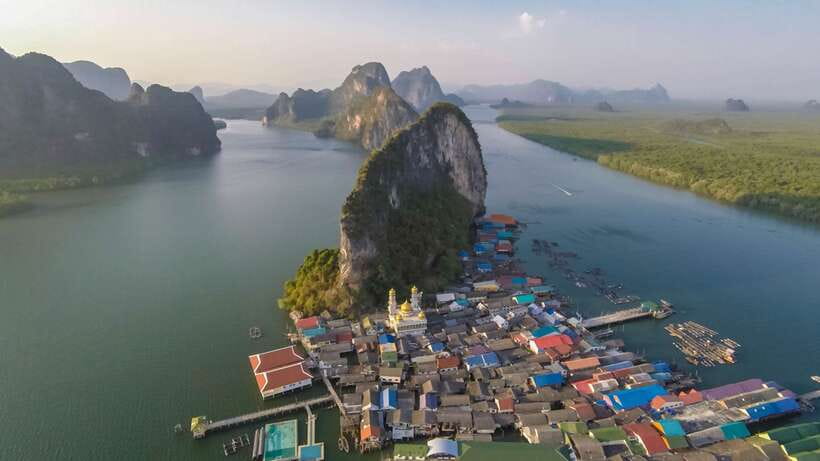 Phuket: James Bond Island by Longtail Boat Small Group Tour - From Wat Suwan Khuha to the pier: Monkey Cave in real life