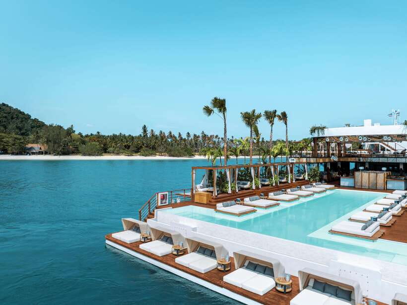 Phuket: YONA Floating Beach Club Day Experience - Getting There: Pier Check-In and the Short Shuttle Boat Ride