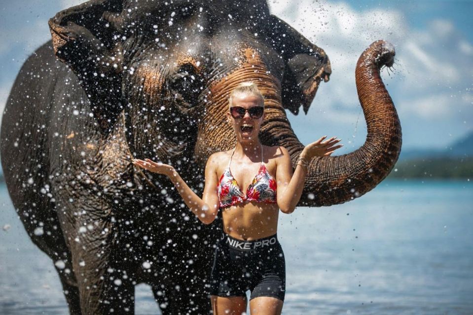 Phuket:Beach walk with elephants, rain & care. 2.5 hours - Price and value: what $59 includes, and what adds cost