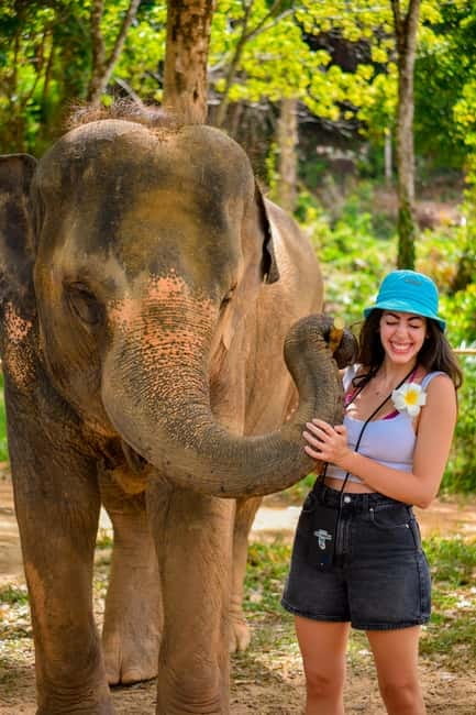 Phuket:Beach walk with elephants, rain & care. 2.5 hours - What to bring (and what not to bring) for a smooth elephant sea day