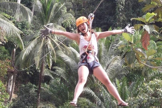 Rafting 7KM & ATV visit monkey cave and waterfall with Lunch - 7km whitewater rafting at Sa Nang Manora Forest Park: the real centerpiece
