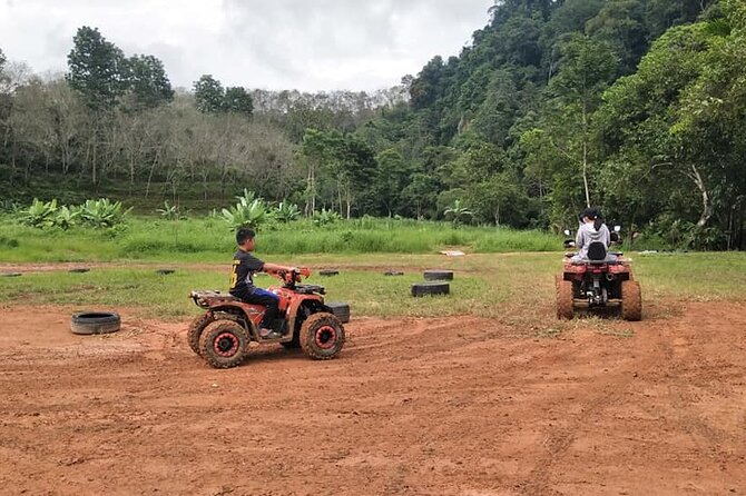 Rafting 7KM & ATV visit monkey cave and waterfall with Lunch - ATV ride in the rainforest (30 minutes): fun, but it’s not a marathon