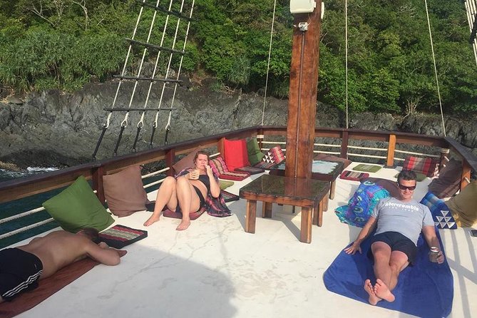 Sun & Sunset Dinner Cruise - Combine the best of both worlds - Boat comfort, crew energy, and how crowding feels