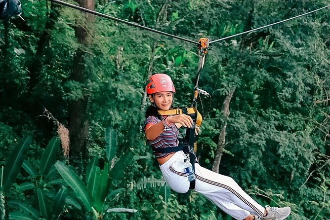World B+ (Zipline 18 Platforms + Roller + Sky Walk with World Set Menu ) - Long Glide and Abseils: 400m + 40m for Different Kinds of Courage