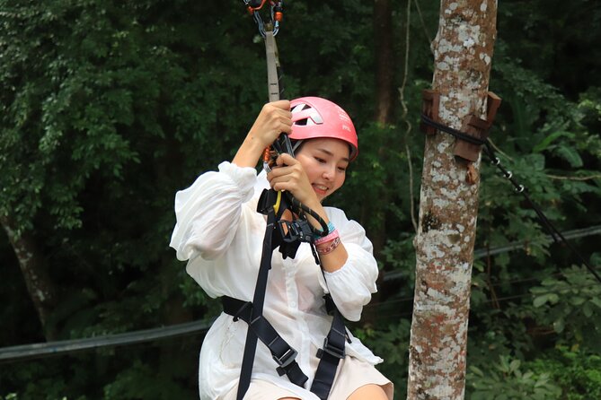 World C+ (Ziplines 10 Platforms + Roller + Sky Walk and World Set Menu ) - Abseils and the Spiral Staircase: The Vertical Stuff Between Rides